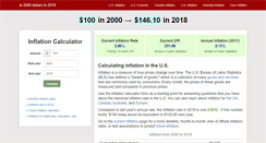 Desktop Screenshot of in2013dollars.com
